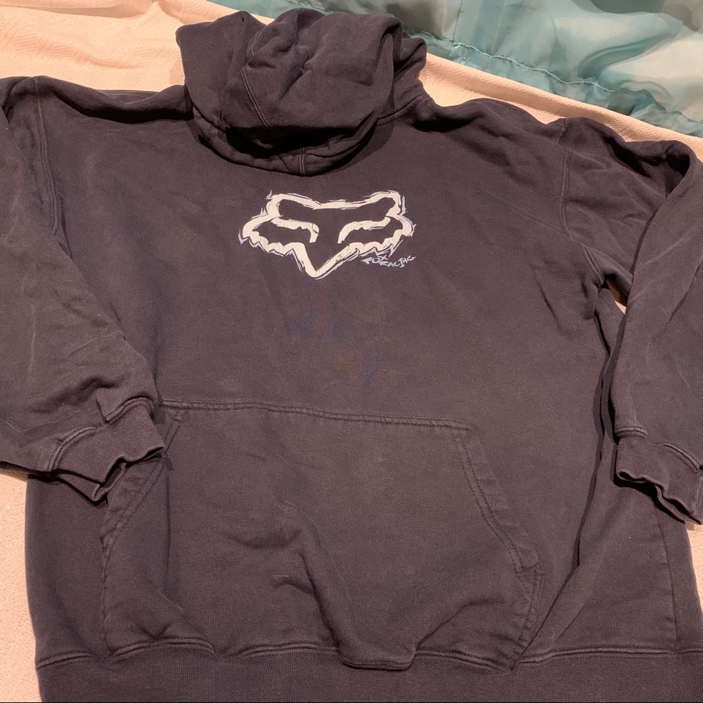 Fox Racing Hoodie Navy Size Medium